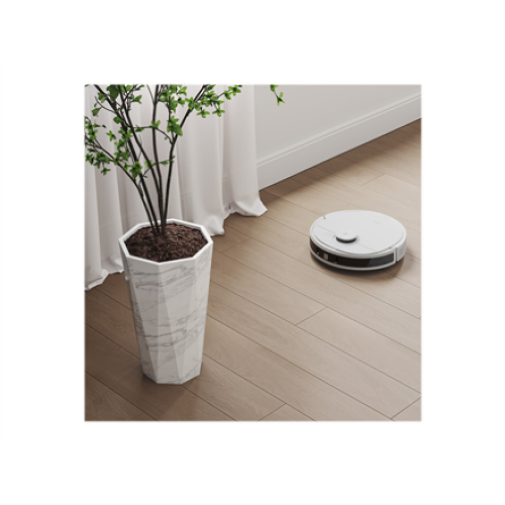Ecovacs , DEEBOT N8 PRO , Vacuum cleaner , Wet&Dry , Operating time (max) 110 min , Lithium Ion , 3200 mAh , Dust capacity 0.42 L , 2600 Pa , White , Battery warranty 24 month(s)