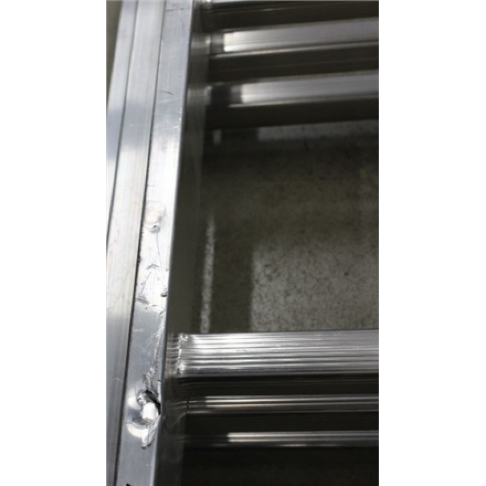 SALE OUT. Krause Corda Ladder Aluminum Universal 3-part 11-stage 3.10 x 6.45 m , KRAUSE , SCARTCHES, DENT, DAMAGED FRAME