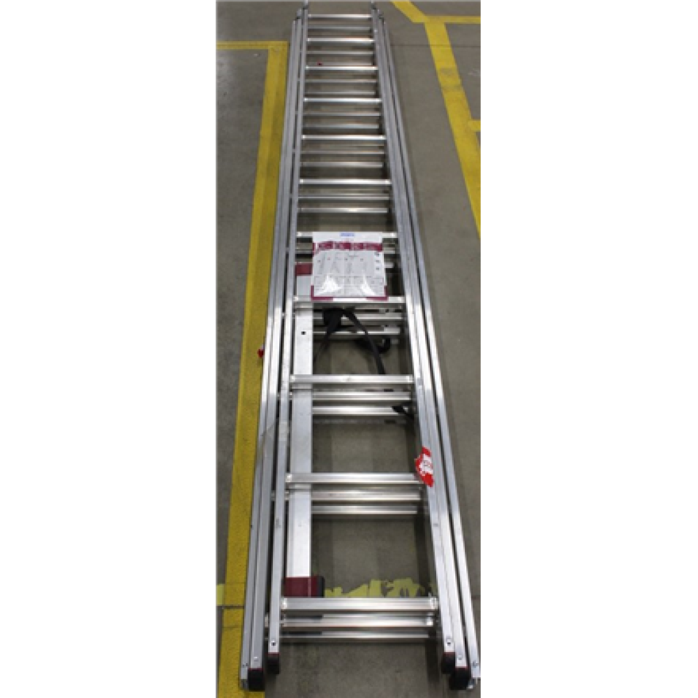 SALE OUT. Krause Corda Ladder Aluminum Universal 3-part 11-stage 3.10 x 6.45 m , KRAUSE , SCARTCHES, DENT, DAMAGED FRAME