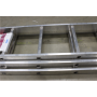 SALE OUT. Krause Corda Ladder Aluminum Universal 3-part 11-stage 3.10 x 6.45 m , KRAUSE , SCARTCHES, DENT, DAMAGED FRAME