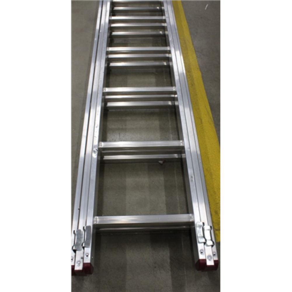 SALE OUT. Krause Corda Ladder Aluminum Universal 3-part 11-stage 3.10 x 6.45 m , KRAUSE , SCARTCHES, DENT, DAMAGED FRAME