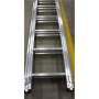 SALE OUT. Krause Corda Ladder Aluminum Universal 3-part 11-stage 3.10 x 6.45 m , KRAUSE , SCARTCHES, DENT, DAMAGED FRAME