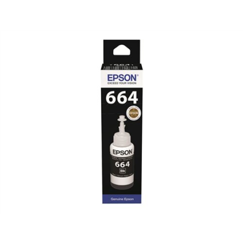 Epson T6641 Ink bottle 70ml , Ink Cartridge , Black