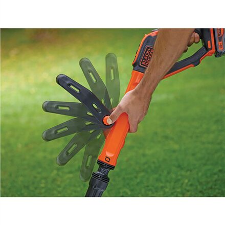 BLACK & DECKER , Lawnmower-trimmer STC1840EPC-QW, 18V, 1x4.0 Ah , Cordless