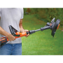 BLACK & DECKER Lawnmower-trimmer STC1840EPC-QW, 18V, 1x4.0 Ah , Cordless