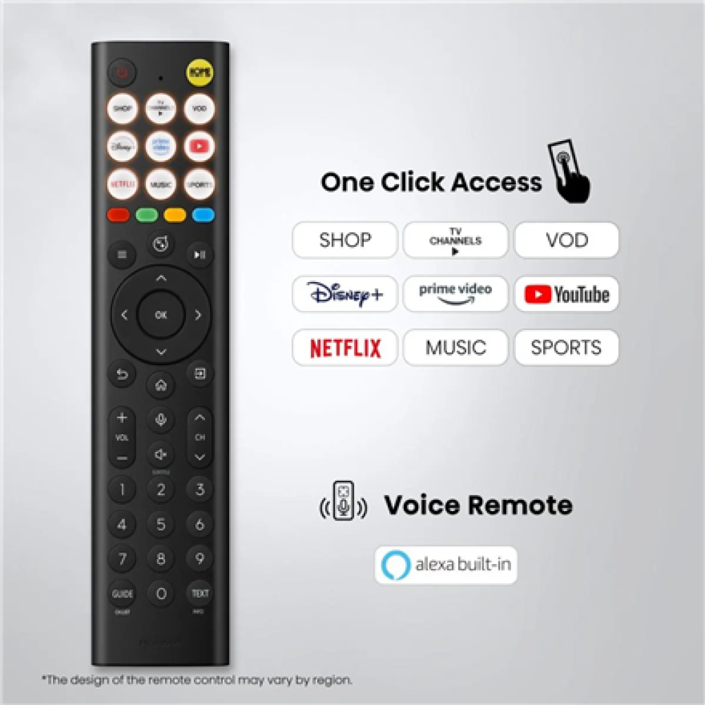 Hisense Hi-QLED TV , 75E7S , 75 , Smart TV , VIDAA Smart OS , UHD , Black
