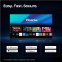 Hisense Hi-QLED TV , 75E7S , 75 , Smart TV , VIDAA Smart OS , UHD , Black