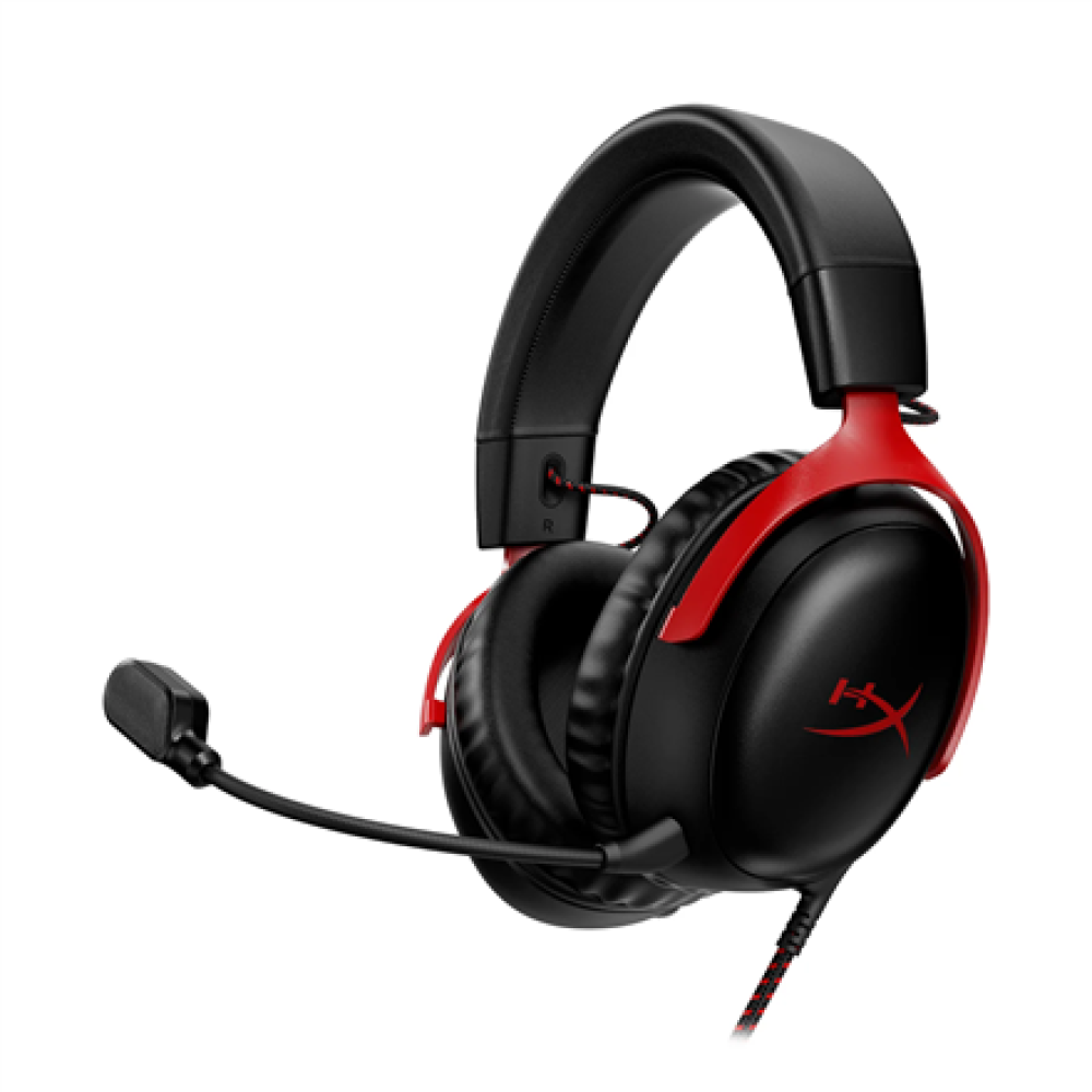 HyperX , Headset , Cloud III , Built-in microphone , 3.5 mm , Black/Red