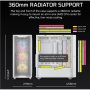 Corsair PC Case , 3200D RS ARGB , Mid-Tower , White