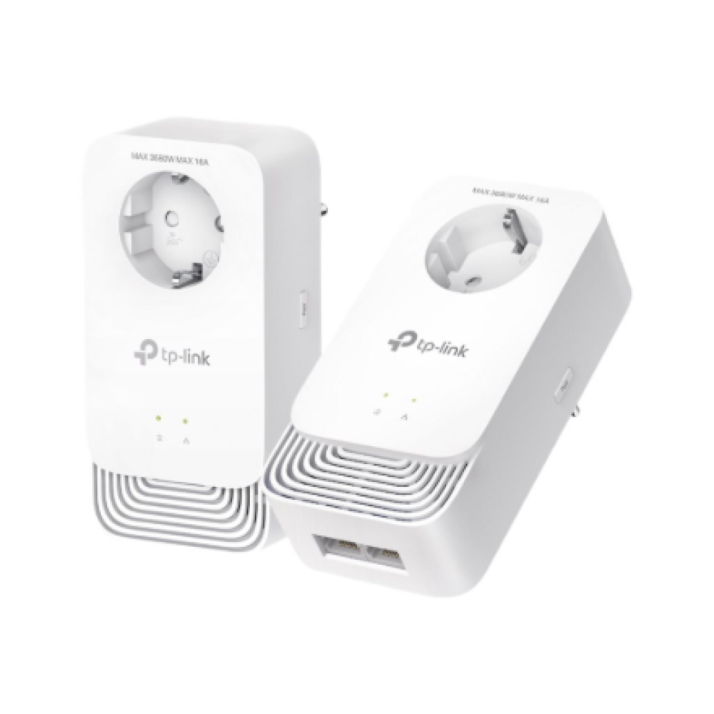 TP-LINK G.hn2400 Passthrough Powerline Kit , PG2400P KIT , 1428 Mbit/s