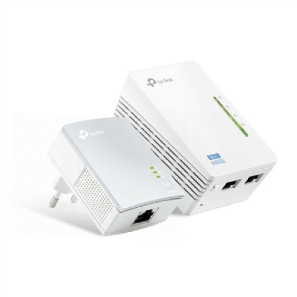 TP-LINK , Powerline Adapters Kit , TL-WPA4220 KIT , 10/100 Mbit/s , Ethernet LAN (RJ-45) ports 2 , 802.11n , 2.4GHz , Wi-Fi data rate (max) 300 Mbit/s