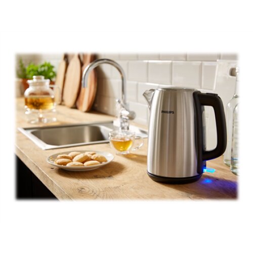 Philips , Kettle , HD9351/90 , Electric , 2200 W , 1.7 L , Stainless steel , 360° rotational base , Stainless steel