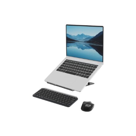 Fellowes Alumia Portable Laptop Stand , 15 , Laptop Stand , Black