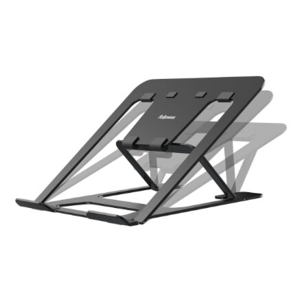 Fellowes Alumia Portable Laptop Stand , 15 , Laptop Stand , Black