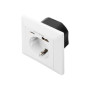 Digitus , Safety Plug for Flush Mounting with 1 x USB Type-C, 1 x USB A