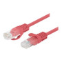 Lanberg Patchcord CAT.6 UTP 3M fluke passed 10-pack, Red , PCU6-20CC-0300-R