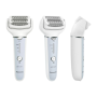 Panasonic Epilator , ESEY90A503 , Number of power levels 3 , Wet & Dry , Blue/White