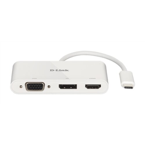 D-Link , 3-in-1 USB-C to HDMI/VGA/DisplayPort Adapter , DUB-V310 , USB hub , USB Type-C