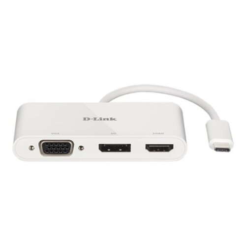 D-Link , 3-in-1 USB-C to HDMI/VGA/DisplayPort Adapter , DUB-V310 , USB hub , USB Type-C