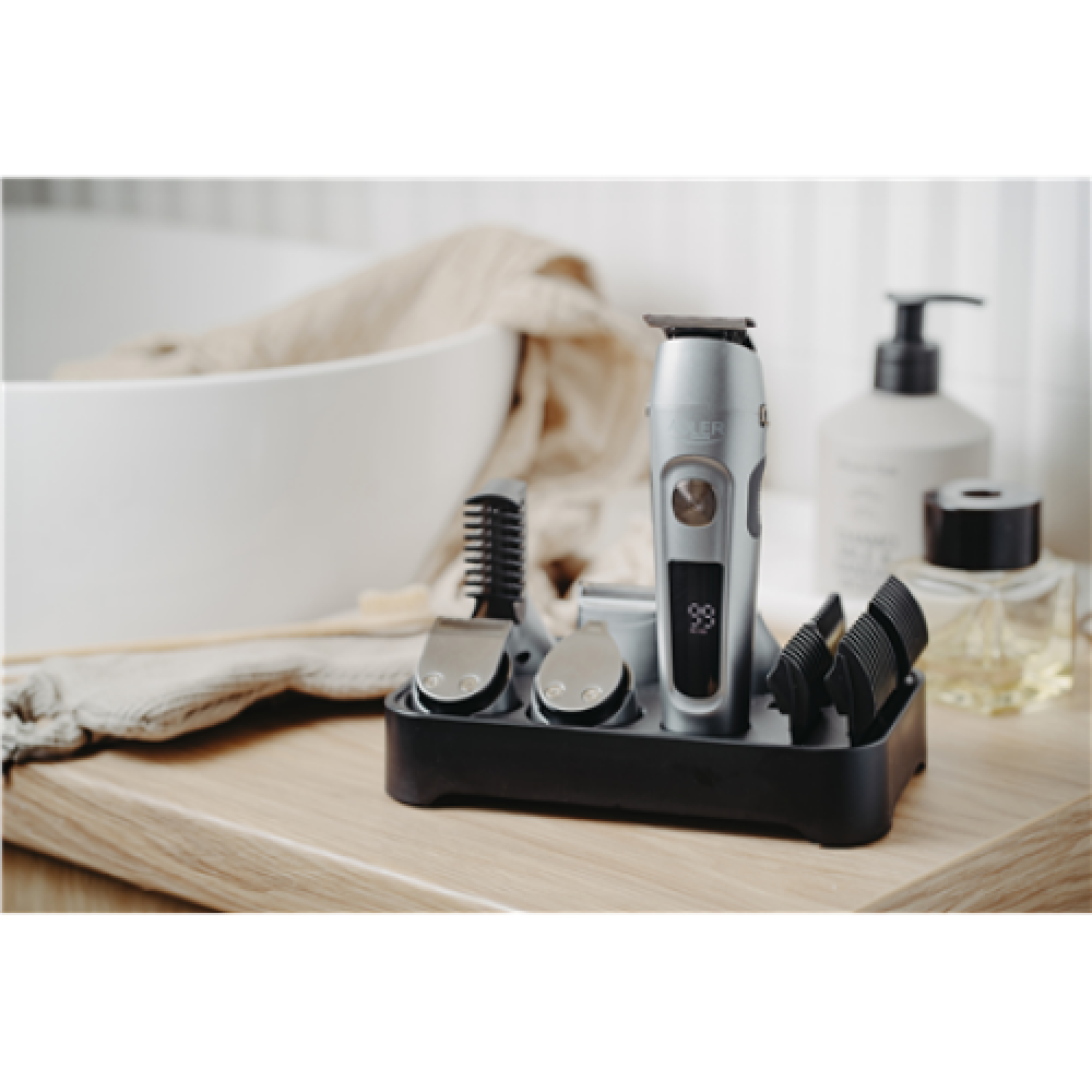 Adler , Grooming 6 in 1 Set , AD 2944 , Cordless , Number of length steps 6 , Stainless Steel/Black