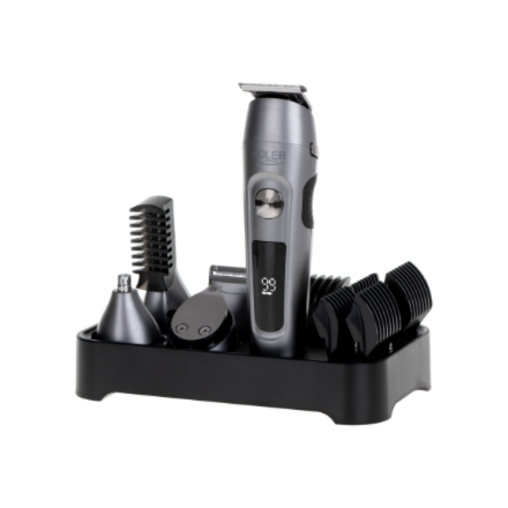 Adler , Grooming 6 in 1 Set , AD 2944 , Cordless , Number of length steps 6 , Stainless Steel/Black