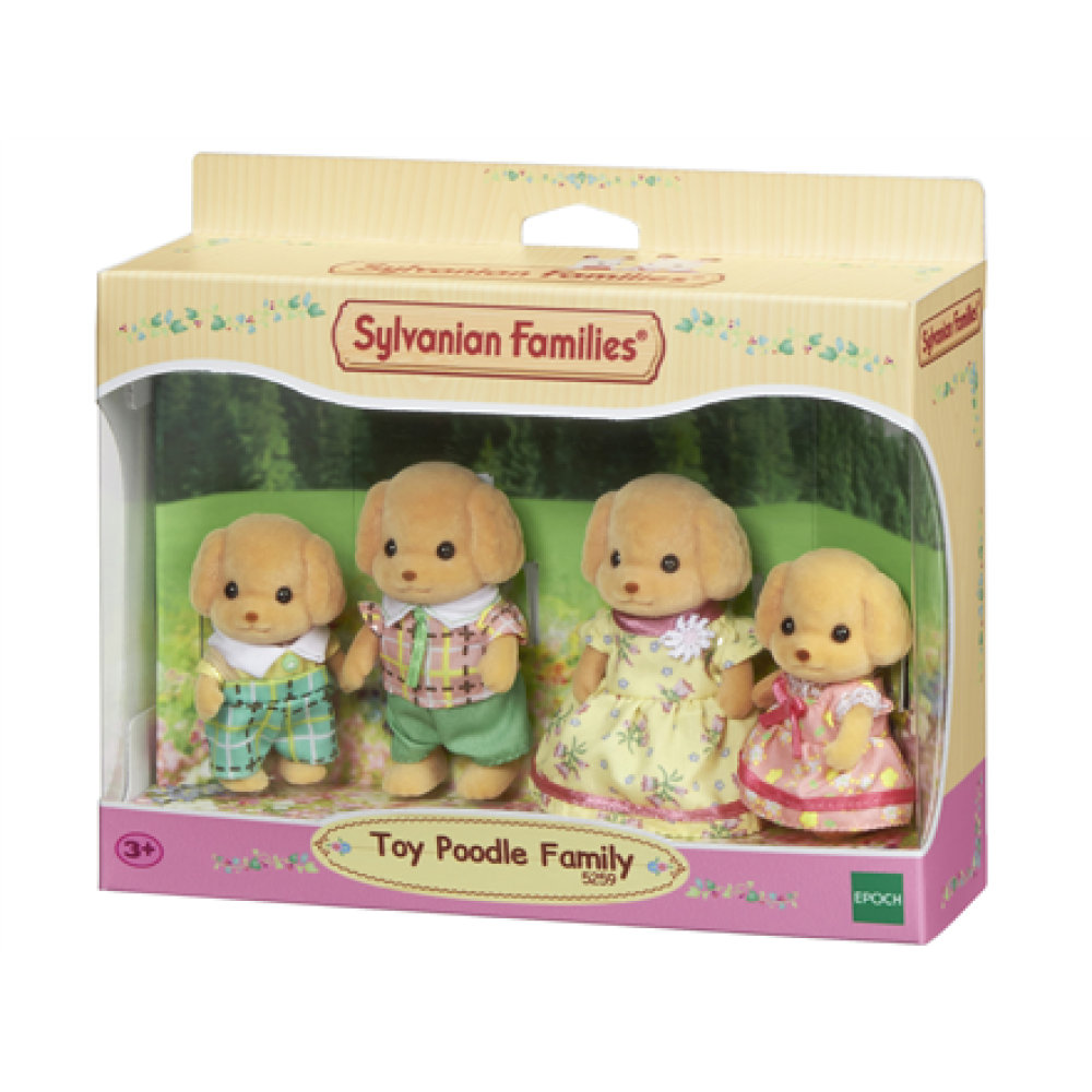 Sylvanian Families , Poodle Family Toy Set