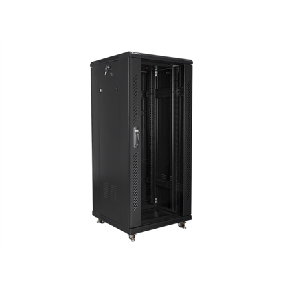 Lanberg , Rack cabinet 19 free-standing 27U/600x600 (flat pack) , FF01-6627-12B , Black