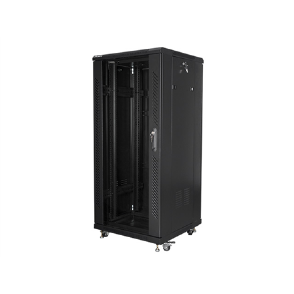 Lanberg , Rack cabinet 19 free-standing 27U/600x600 (flat pack) , FF01-6627-12B , Black