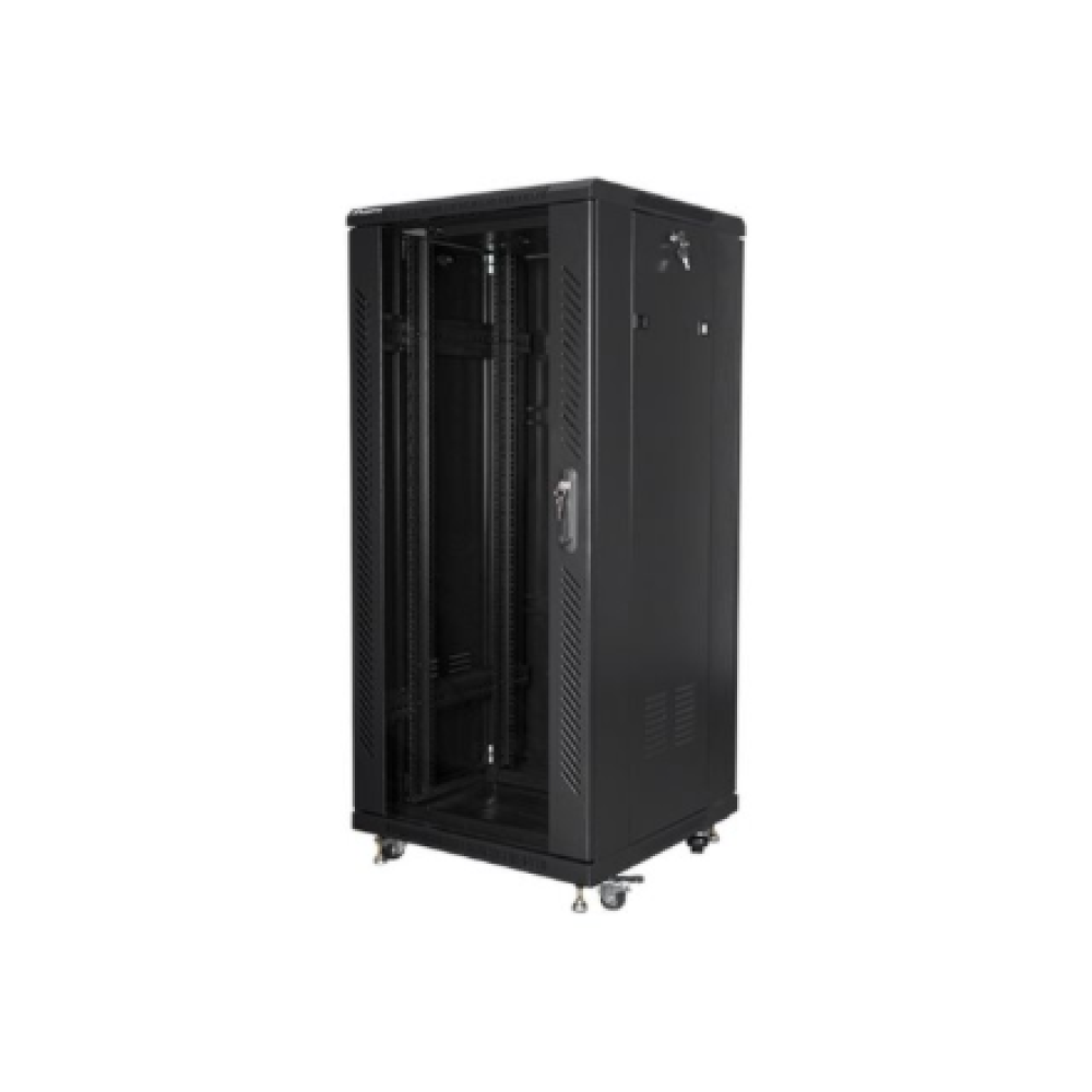 Lanberg , Rack cabinet 19 free-standing 27U/600x600 (flat pack) , FF01-6627-12B , Black