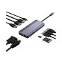 Raidsonic Icy Box Travel Dock 12-in-1, 3x video output (2x HDMI + 1x VGA) , IB-DK4062-CPD