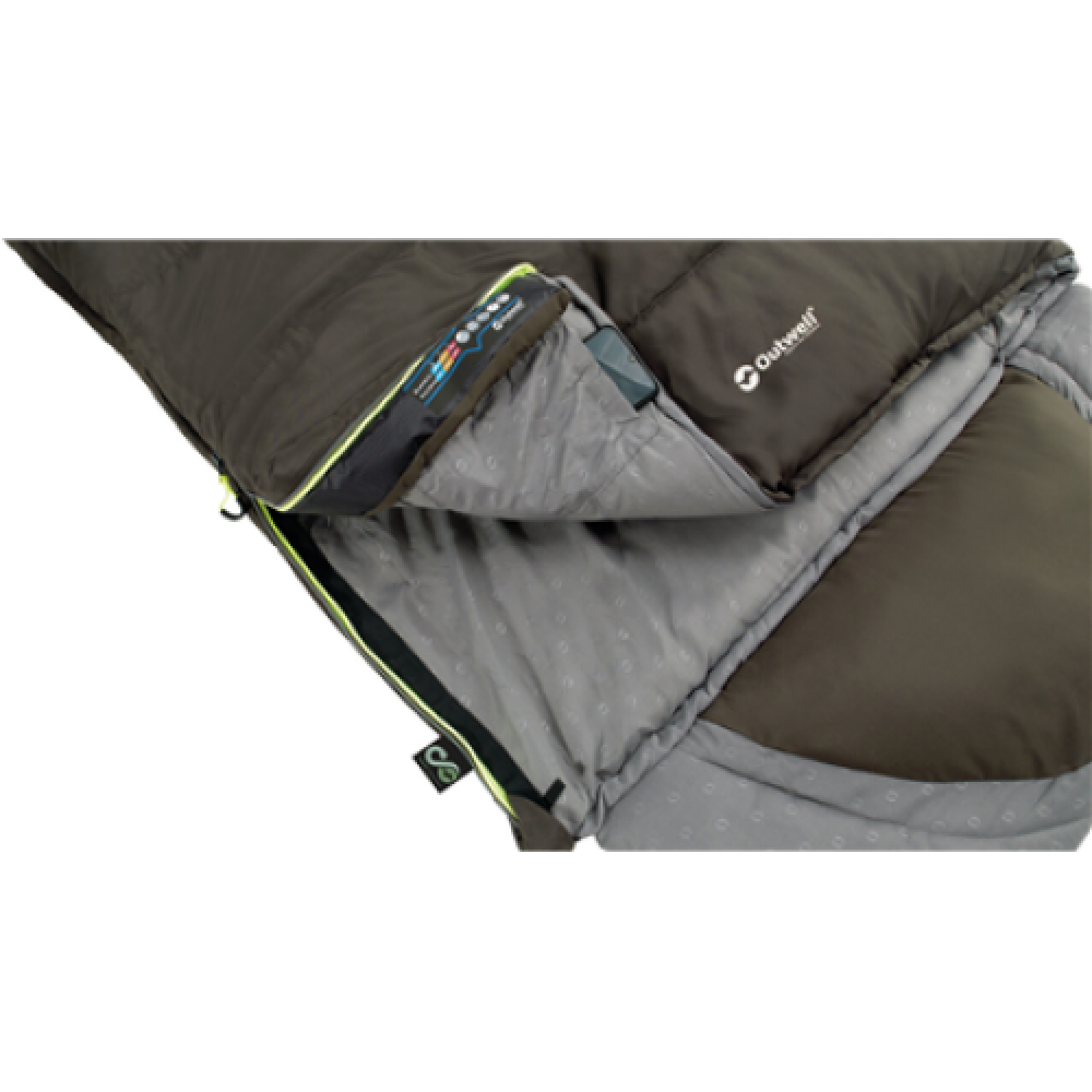 Outwell , Sleeping Bag , 220 x 85 cm , -20/13 °C , Left Zipper