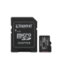 Kingston Canvas Select Plus , 256 GB , microSD , Flash memory class Class 10, UHS-I, U1/U3, video class 10/30, A1