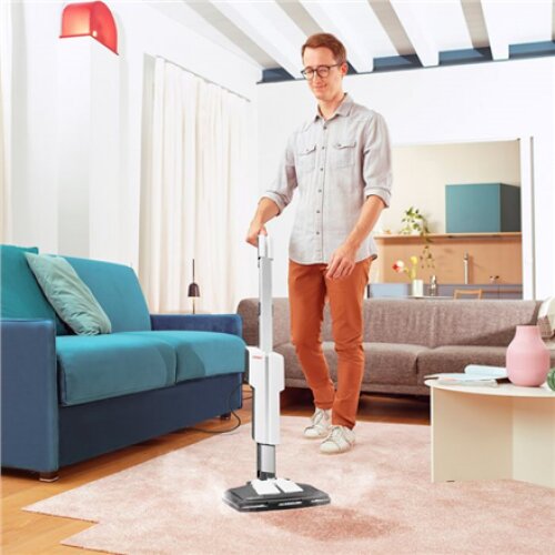 Polti , Steam mop with integrated portable cleaner , PTEU0304 Vaporetto SV610 Style 2-in-1 , Power 1500 W , Steam pressure Not Applicable bar , Water tank capacity 0.5 L , Grey/White