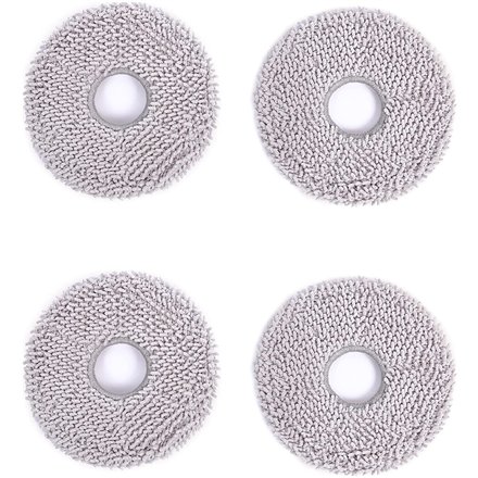 Ecovacs , Washable Improved Mopping Pads for OZMO Turbo Mopping Systems of X1 OMNI/X1 TURBO/T10 TURBO/ T20 OMNI/X2 OMNI , D-WP04-0012 , 4 pc(s)