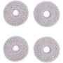 Ecovacs , Washable Improved Mopping Pads for OZMO Turbo Mopping Systems of X1 OMNI/X1 TURBO/T10 TURBO/ T20 OMNI/X2 OMNI , D-WP04-0012 , 4 pc(s)