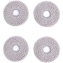 Ecovacs , Washable Improved Mopping Pads for OZMO Turbo Mopping Systems of X1 OMNI/X1 TURBO/T10 TURBO/ T20 OMNI/X2 OMNI , D-WP04-0012 , 4 pc(s)