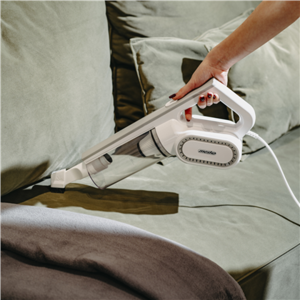 Adler , Vertical Cyclone Vacuum Cleaner , MS 7058 , Corded operating , 400 W , 220-240 V , Operating radius 8.35 m , White