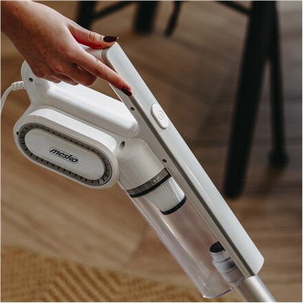 Adler , Vertical Cyclone Vacuum Cleaner , MS 7058 , Corded operating , 400 W , 220-240 V , Operating radius 8.35 m , White