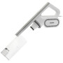 Adler , Vertical Cyclone Vacuum Cleaner , MS 7058 , Corded operating , 400 W , 220-240 V , Operating radius 8.35 m , White