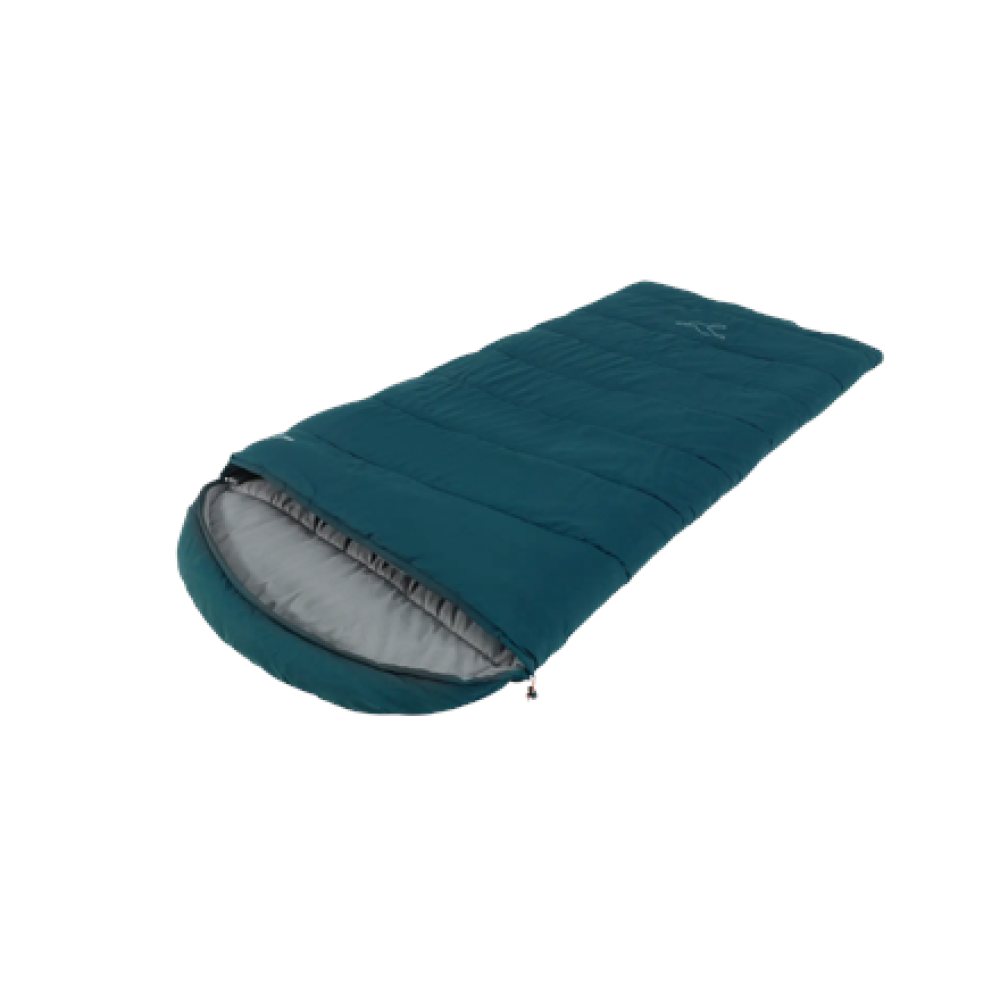 Easy Camp Raven I Square XL 5°C , Sleeping Bag , 220 x 100 cm , -8 to 9 °C , Left Zipper