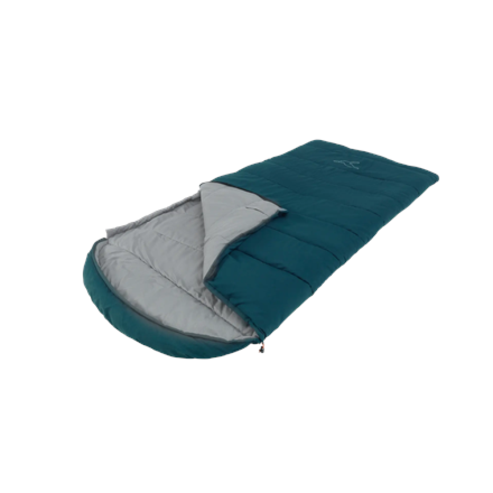Easy Camp Raven I Square XL 5°C , Sleeping Bag , 220 x 100 cm , -8 to 9 °C , Left Zipper