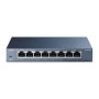 TP-LINK , Switch , TL-SG108 , Unmanaged , Desktop , Gigabit Ethernet (copper) ports quantity 8 , Power supply type External