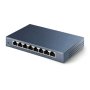 TP-LINK , Switch , TL-SG108 , Unmanaged , Desktop , Gigabit Ethernet (copper) ports quantity 8 , Power supply type External