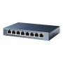 TP-LINK , Switch , TL-SG108 , Unmanaged , Desktop , Gigabit Ethernet (copper) ports quantity 8 , Power supply type External