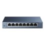 TP-LINK , Switch , TL-SG108 , Unmanaged , Desktop , Gigabit Ethernet (copper) ports quantity 8 , Power supply type External