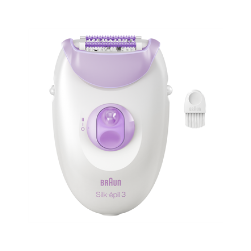 Braun Epilator , SE3-000 Silk épil 3 , Number of power levels 2 , White/Purple