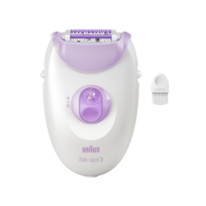 Braun Epilator , SE3-000 Silk épil 3 , Number of power levels 2 , White/Purple