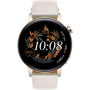 GT 3 (42 mm) , Smart watch , GPS (satellite) , AMOLED , Touchscreen , 1.32” , Waterproof , Bluetooth , White Leather