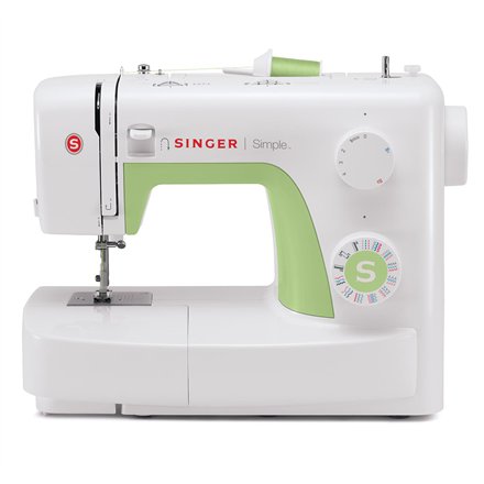 Singer , Sewing Machine , Simple 3229 , Number of stitches 31 , Number of buttonholes 1 , White/Green