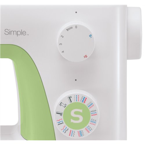 Singer , Sewing Machine , Simple 3229 , Number of stitches 31 , Number of buttonholes 1 , White/Green